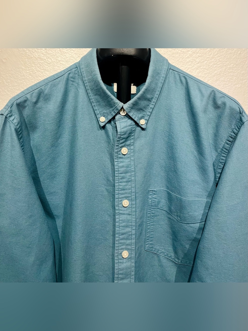 Club Monaco Teal Button-Down Shirt - Slim Fit - Size XL (Men’s) - Picture 2 of 5